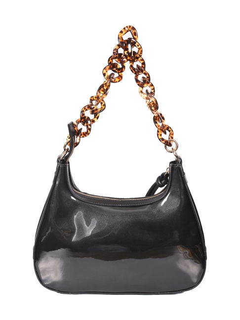 Hobo Bag Small Black Shoulder Purse Buy SASSORA Black VIVID