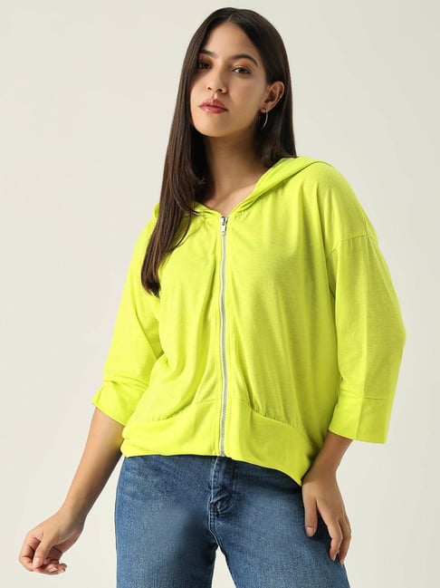 showoffff SHOWOFF Green Regular Fit Hoodie-picture-25