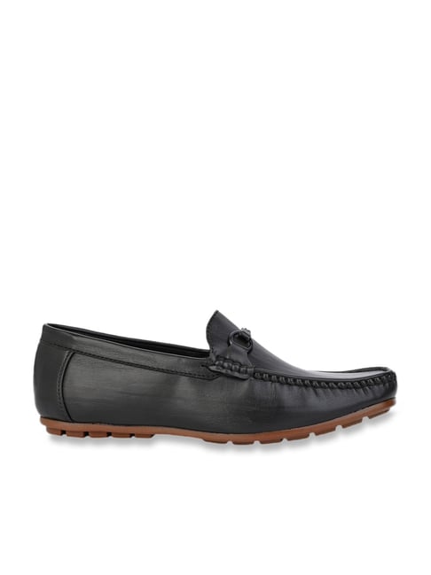Buy Alberto Torresi Men's Benny Broad Fit Black Casual Loafers for