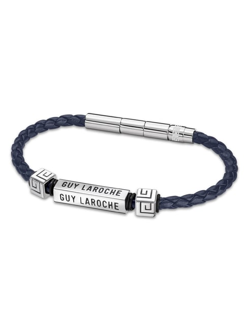 Guy Laroche Jean Leather Men Blue Bracelet-picture-47