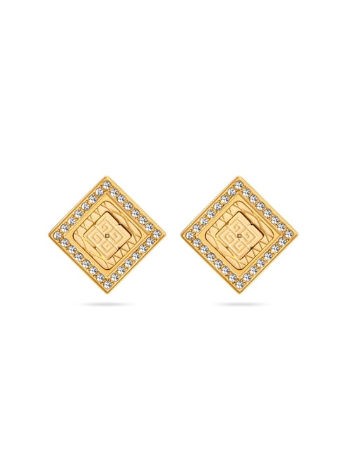 Guy Laroche Eva Stainless Steel Women Gold Earring