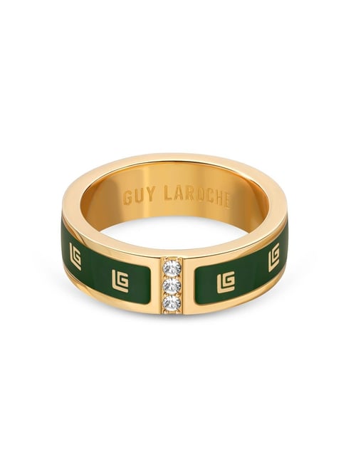 Guy Laroche Grace Stainless Steel Women Gold Ring