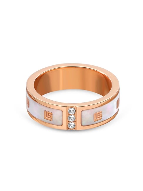 Guy Laroche Grace Stainless Steel Women Rose Gold Ring-picture-12