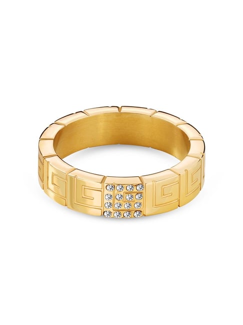 Guy Laroche Audrey Stainless Steel Women Gold Ring