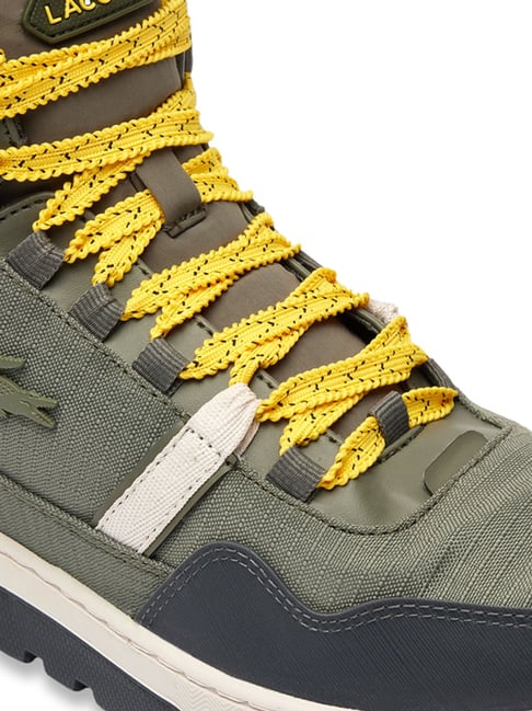 Lacoste Men's WINTER ICONICS Green Ankle High Sneakers