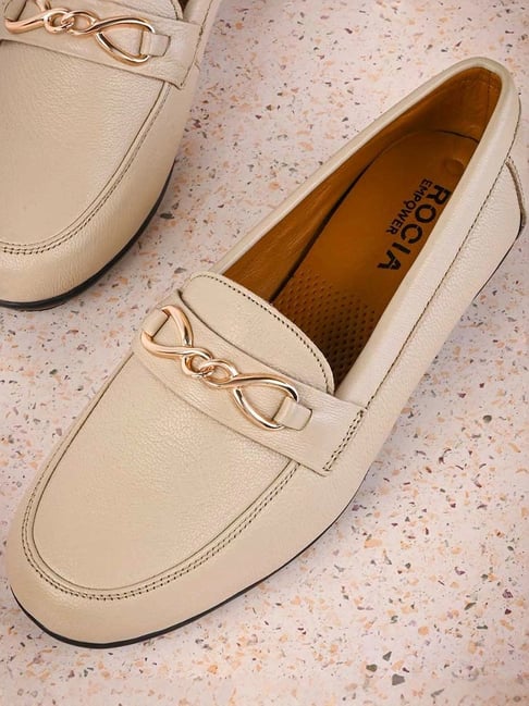 Rocia by Regal Women's Beige Casual Loafers