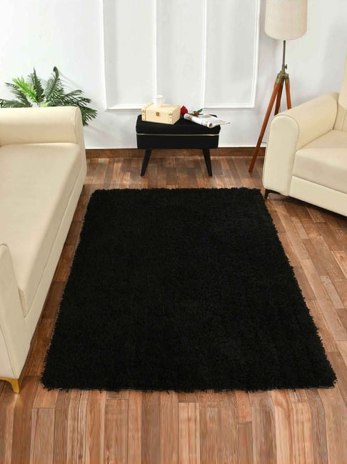 Presto Black Polyester Soft Feel Anti-Skid Carpet-picture-37