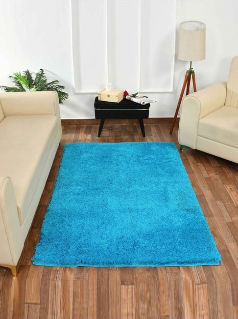Presto Blue Polyester Soft Feel Anti-Skid Carpet-picture-22