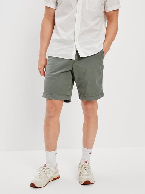 American eagle green shorts online