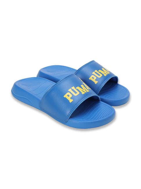 Puma Kids Popcat 20 V2 Cool Cobalt Slides