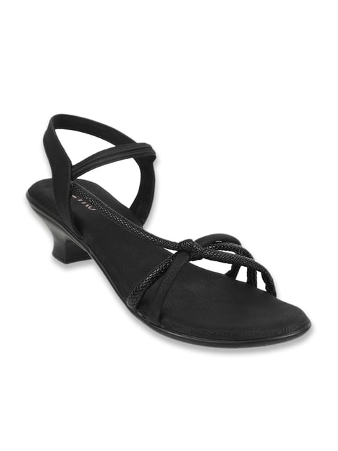 Metro Women's Black Ankle Strap Sandals-picture-17