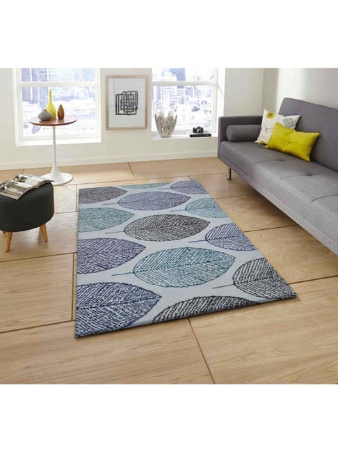 Presto Blue Polyester Carpet-picture-42