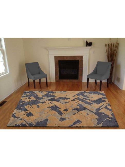 Presto Gold & Grey Polyester Carpet