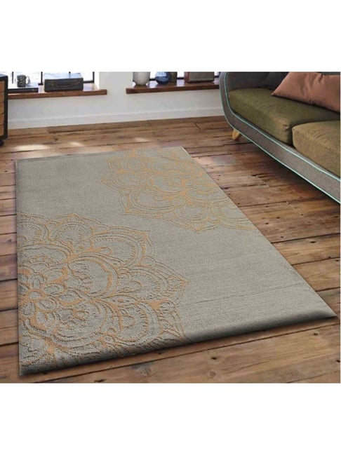 Presto Gold & Grey Polyester Carpet-picture-45