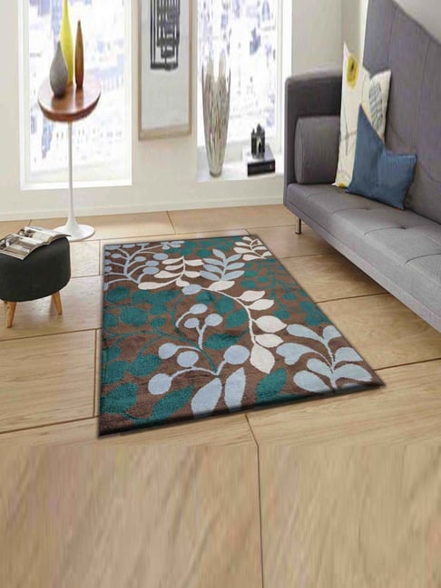 Presto Brown & Green Polyester Carpet