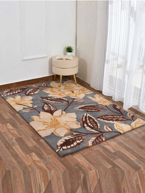 Presto Grey Wool Hand Tufted Carpet-picture-18