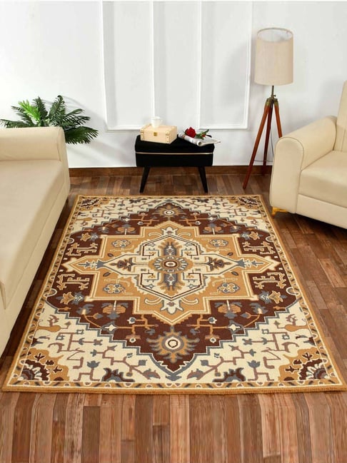 Presto Gold Wool Traditional Hand Tufted Carpet-picture-27