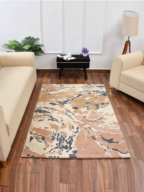 Presto Beige & Grey Polyester Carpet-picture-24