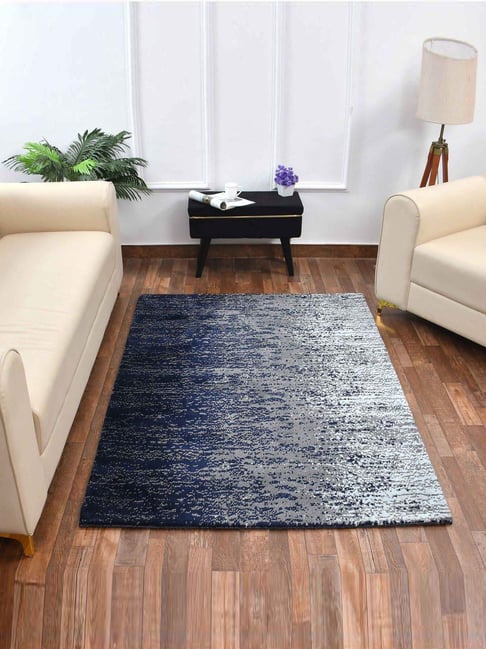 Presto Blue & Grey Polyester Carpet-picture-39