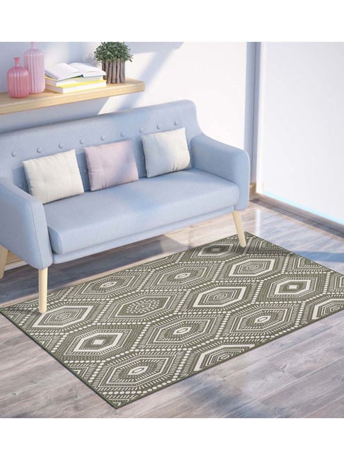 Presto Green Polyester Washable Carpet-picture-45