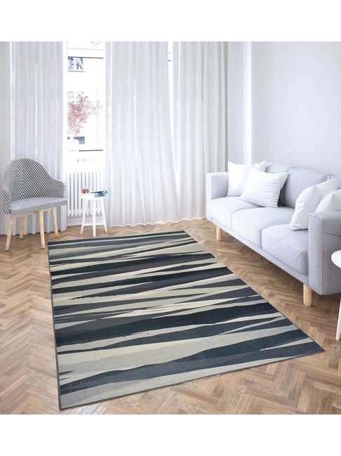 Presto Grey & Beige Polyester Washable Carpet-picture-12