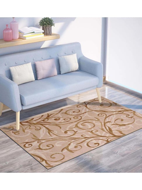 Presto Beige Polyester Washable Carpet-picture-44