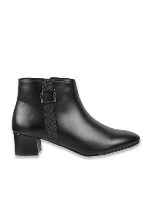 Mochi Women's Black Casual Booties-picture-34