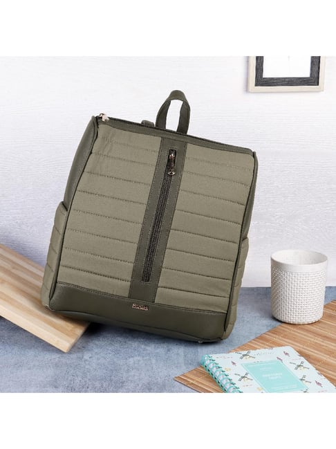 Mochi Green Synthetic Medium Backpack