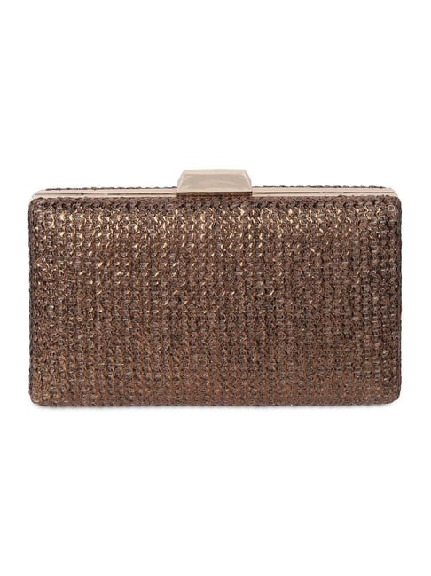 Mochi Bronze Textured Free Size Clutch