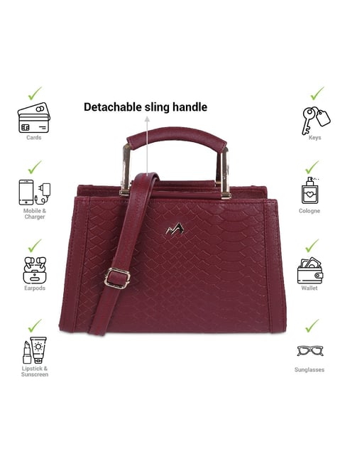Borneobulletin Com Mz Wallace Diaper Bag Metro Maroon Shoulder Bag