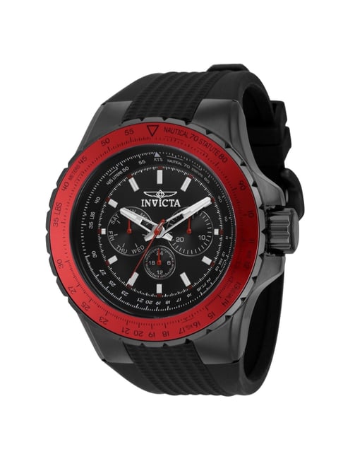 Invicta - AVIATOR - Multifunction - Red authentic / Black- mens watch