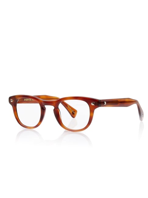 Shisen Fox Transparent Round Blue Light Protection Unisex Computer Glasses