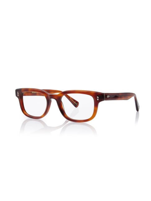 Shisen Fox Taiyo Havana Rectangular Unisex Blue Filter Computer Lenses -50 mm