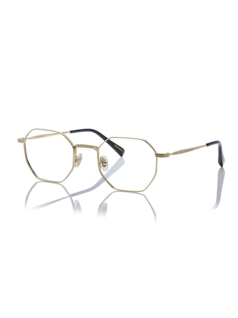 Shisen Fox Transparent Hexagon Blue Light Protection Unisex Computer Glasses