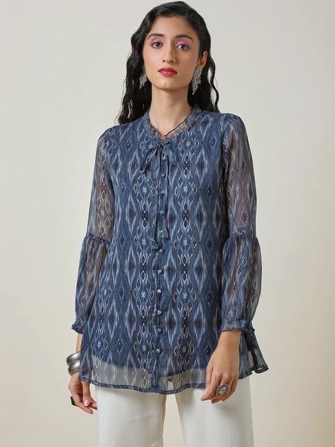 Soch Blue Printed Tunic-picture-28