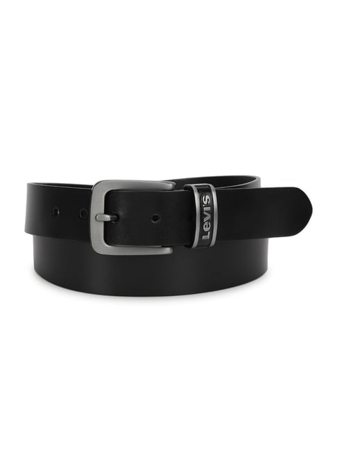 Llife LEATHER CHAIN BELT COAL BLACK F LIDNM ONLINE STORE / Llife