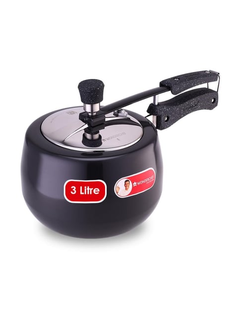 Buy Wonderchef ?Black Aluminium Inner Lid Pressure Cooker L at