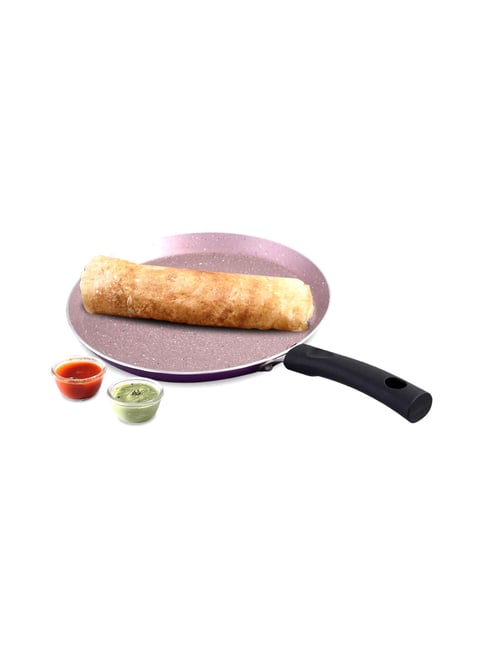 Wonderchef ?Purple Aluminium Non-Stick 28 Cm Dosa Tawa