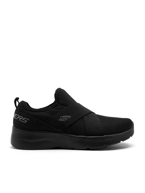 Buy Skechers Women's DYNAMIGHT Black Slip-On Shoes for Women at