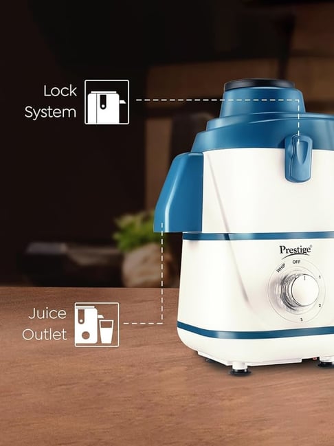 Stainless Steel Prestige Juicer Machine Prestige Breeze 500W Jars