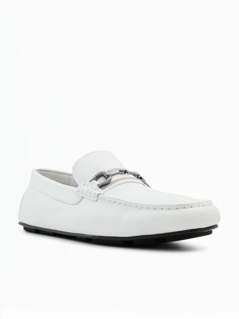 Aldo Men's White Casual Loafers