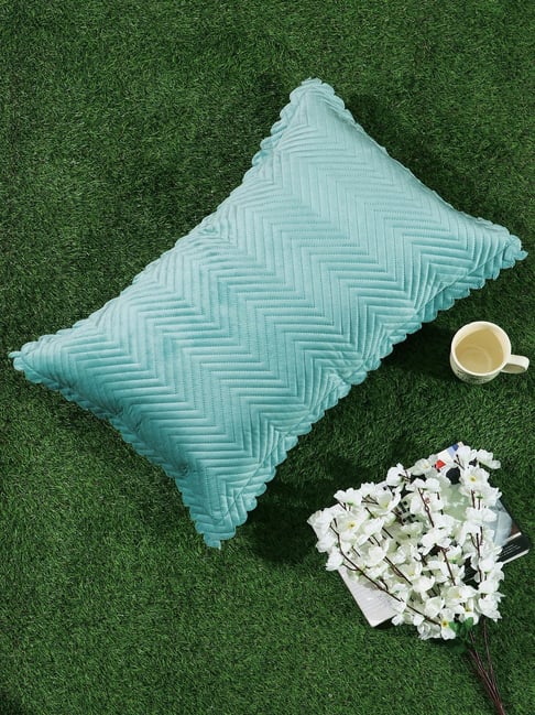 Hosta Homes Velvet Fabric Laser Cut Pillow Cover Pack Of 1 By Hosta Homes