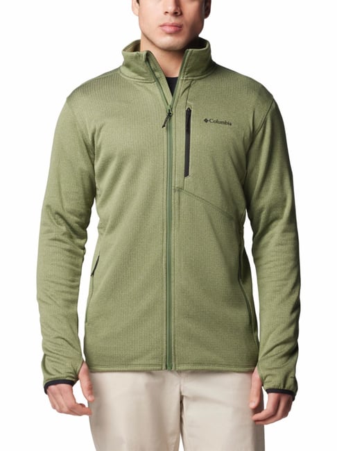 Columbia Green Slim Fit Texture Jacket-picture-15