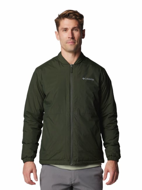 Columbia Green Slim Fit Bomber Jacket-picture-20
