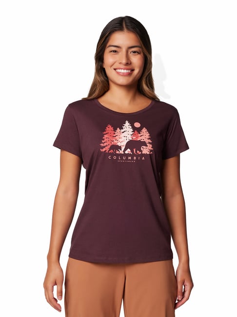 Columbia Wine Daisy Days Graphic Print T-Shirt