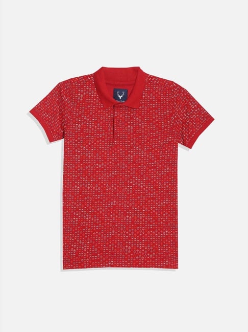 Allen Solly Boys Red Printed T-shirt-picture-11