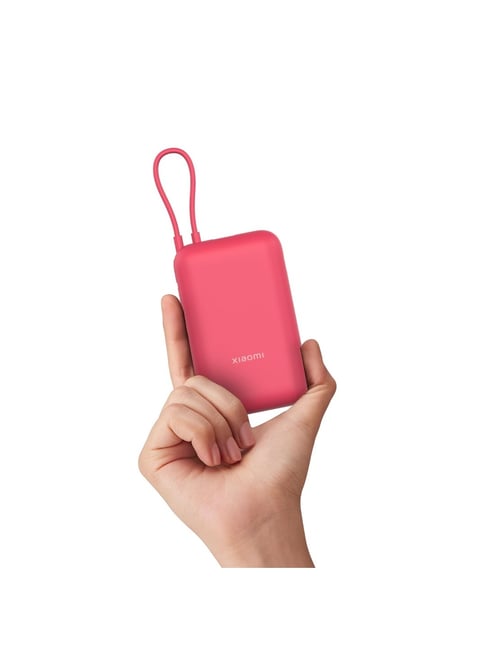 Xiaomi 10000 mAh 22.5 W Compact Pocket Size Power Bank with Power Delivery 3.0 (Maroon)