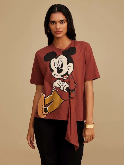 kazo Disney Mickey Mouse Buckle T-Shirt-picture-24
