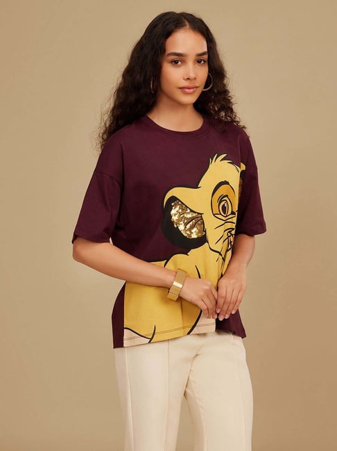 Disney Lion King Sequined T-Shirt