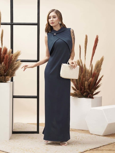 MISH Navy Maxi Dress